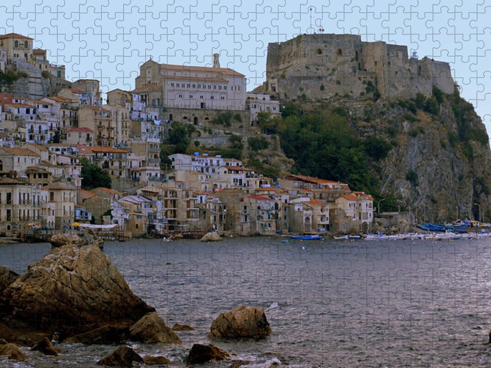 Italy Jigsaw Puzzle featuring the photograph Scylla and the Shore by Caroline Stella