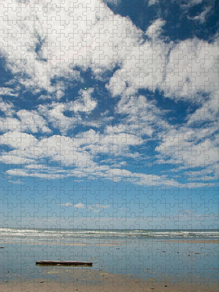 Ocean Jigsaw Puzzle featuring the photograph Sea and Sky 2 by Lisa Chorny