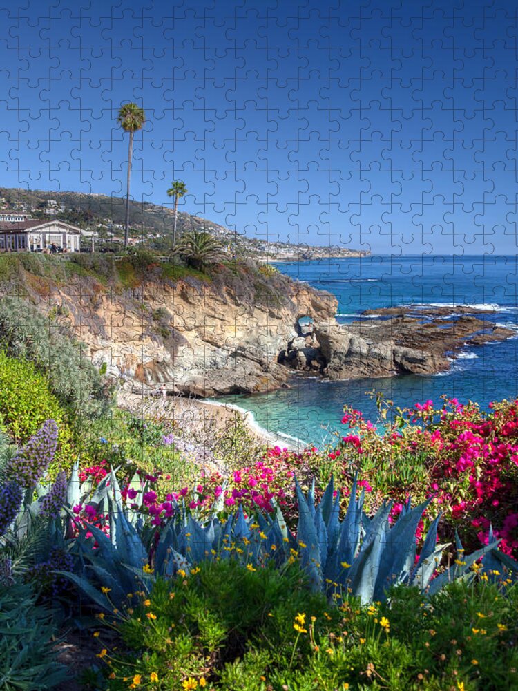 Laguna Beach Jigsaw Puzzle featuring the photograph Sea Arch at Montage Resort by Cliff Wassmann