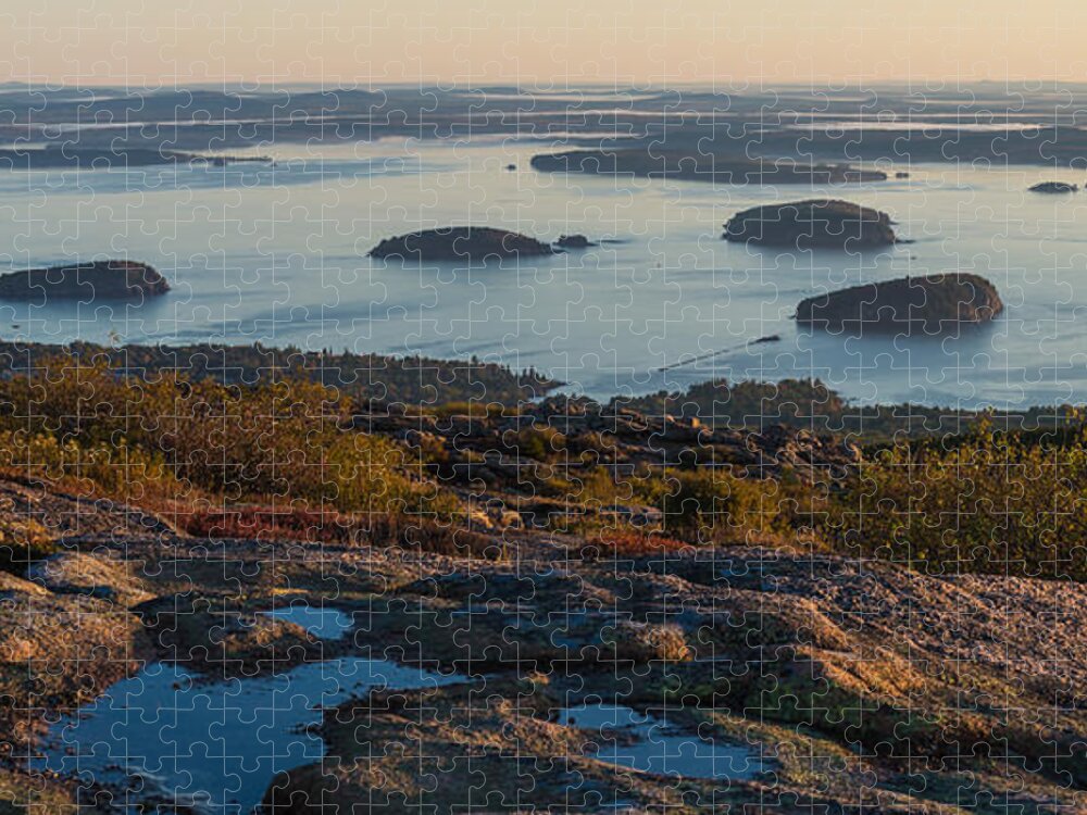 Acadia Jigsaw Puzzle featuring the photograph Sea Dots by Kristopher Schoenleber