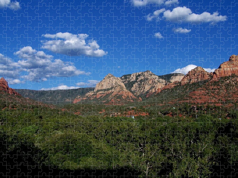 Valley Jigsaw Puzzle featuring the photograph Sedona-3 by Dean Ferreira
