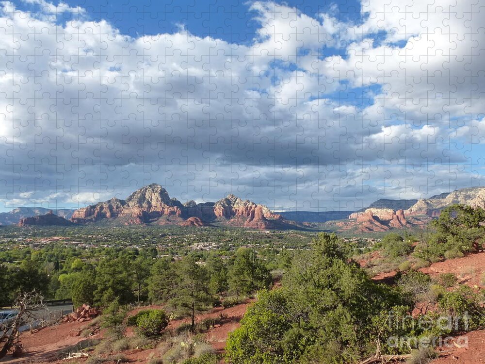 Sedona Jigsaw Puzzle featuring the photograph Sedona View Trail by Mars Besso