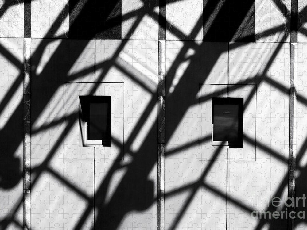 Australia Jigsaw Puzzle featuring the photograph Shadows - Parliament House - Canberra - Australia by Steven Ralser