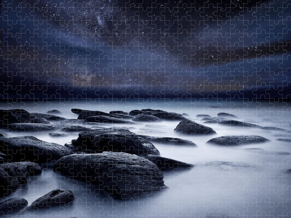 Night Jigsaw Puzzle featuring the photograph Shadows of the Night by Jorge Maia