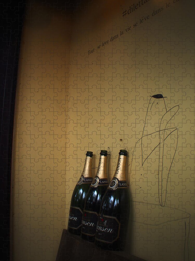 Wine Jigsaw Puzzle featuring the photograph Shadows by Yuka Kato