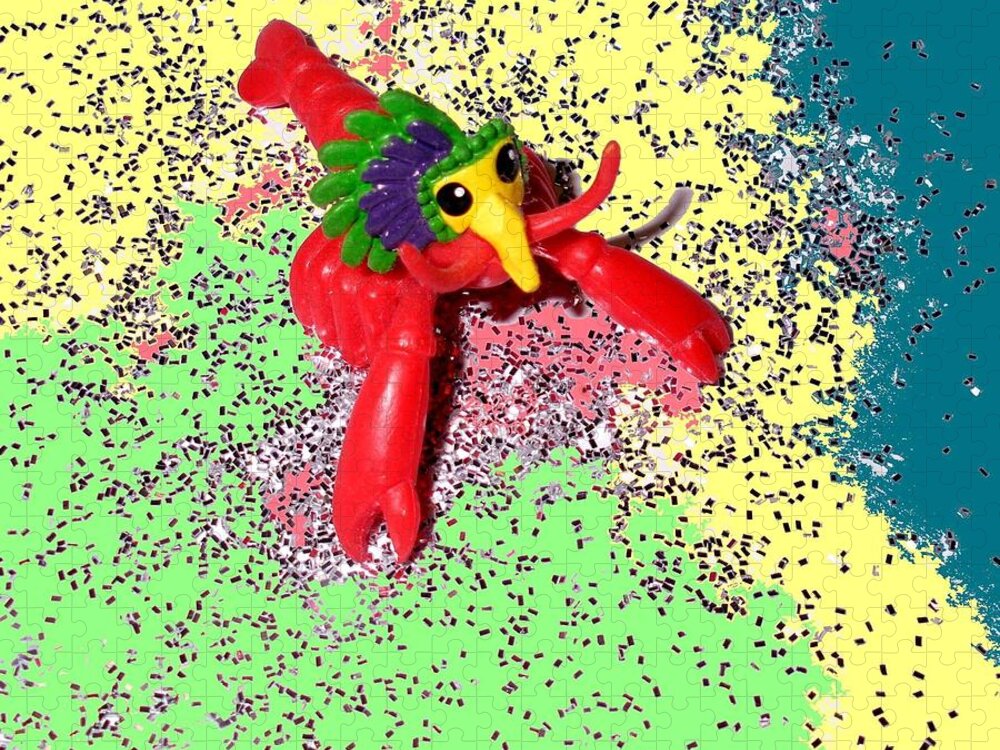 Lobster Jigsaw Puzzle featuring the photograph Shimmering Lobster by Joseph Baril
