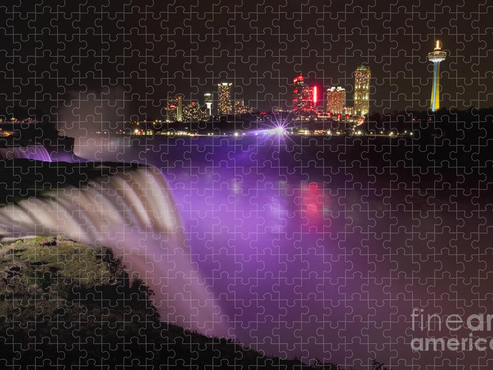 Niagara Jigsaw Puzzle featuring the photograph Shine On Brightly by Evelina Kremsdorf