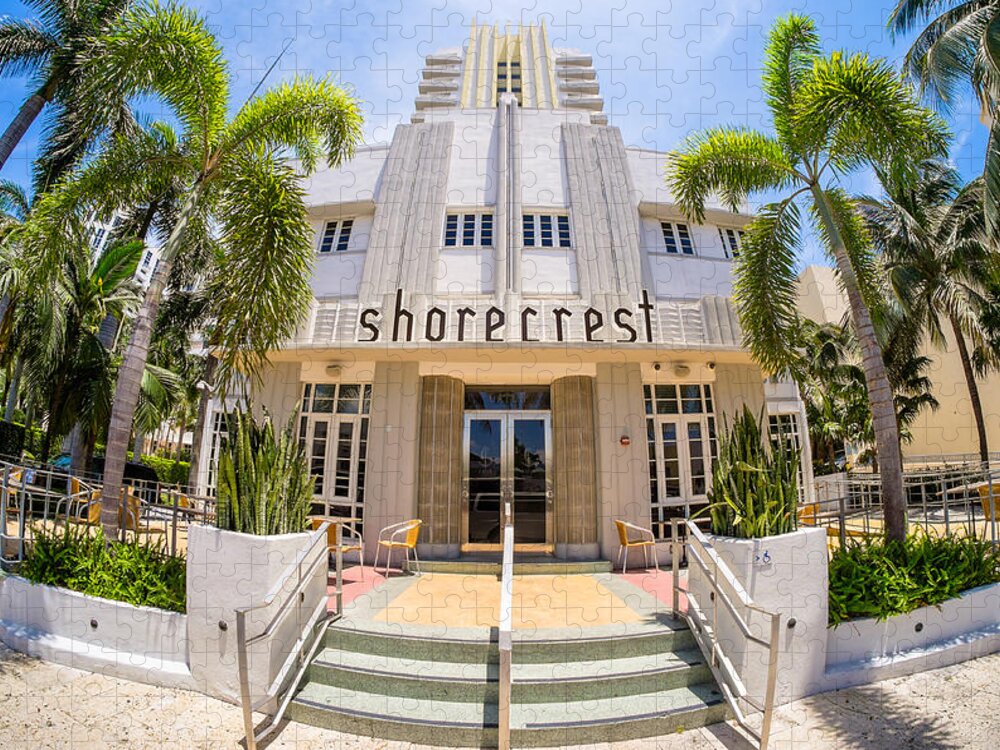 Architecture Jigsaw Puzzle featuring the photograph Shorecrest Hotel by Raul Rodriguez