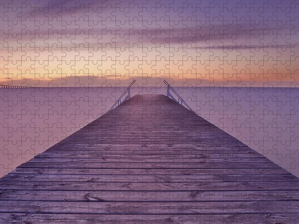 Sweden Jigsaw Puzzle featuring the photograph Sibbarp Sunset by Magnus Larsson