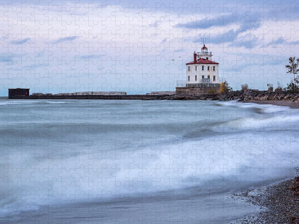 Silky Waves Jigsaw Puzzle featuring the photograph Silky Waves by Dale Kincaid