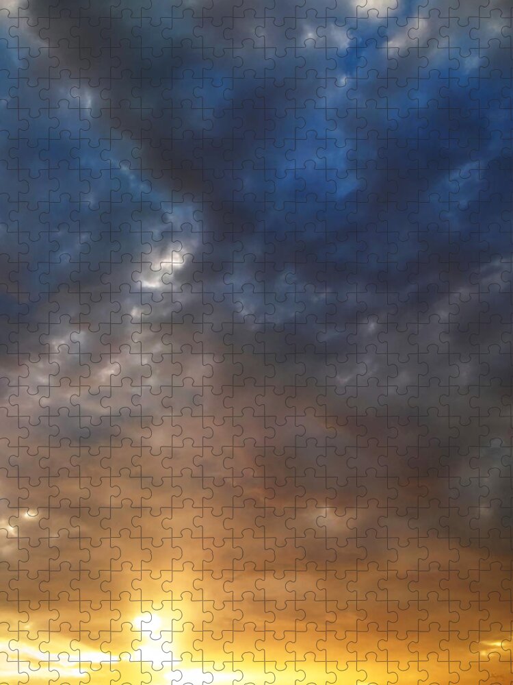 Sky Jigsaw Puzzle featuring the photograph Sky Moods - Contemplation by Glenn McCarthy Art and Photography