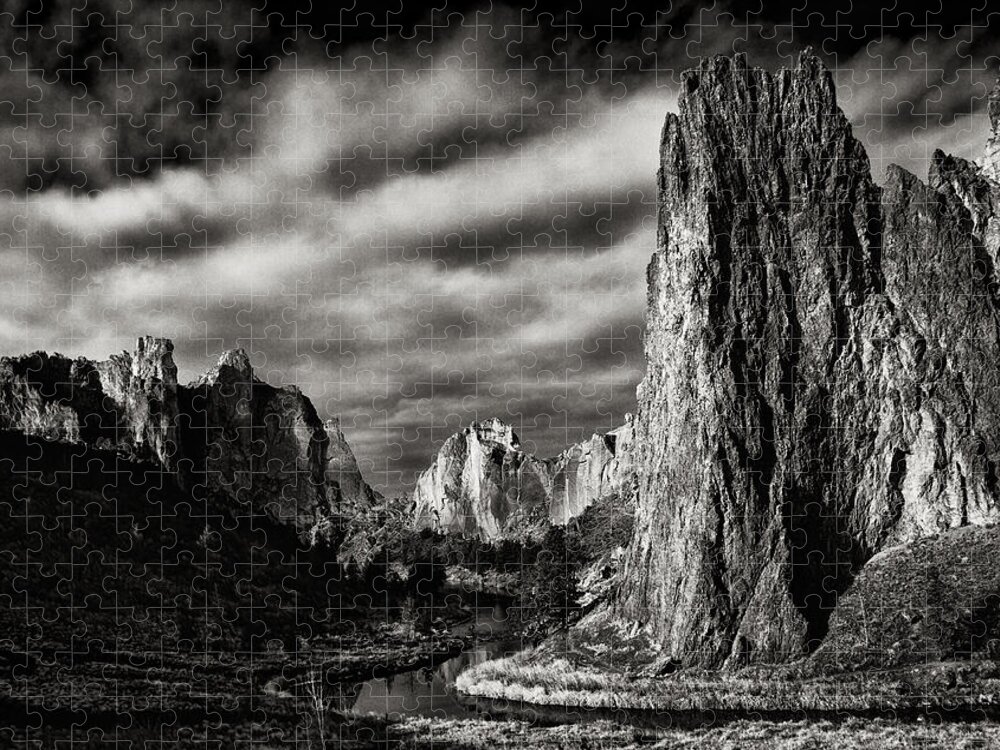Smith Rock Jigsaw Puzzle featuring the photograph Smith Rock State Park 1 by Robert Woodward