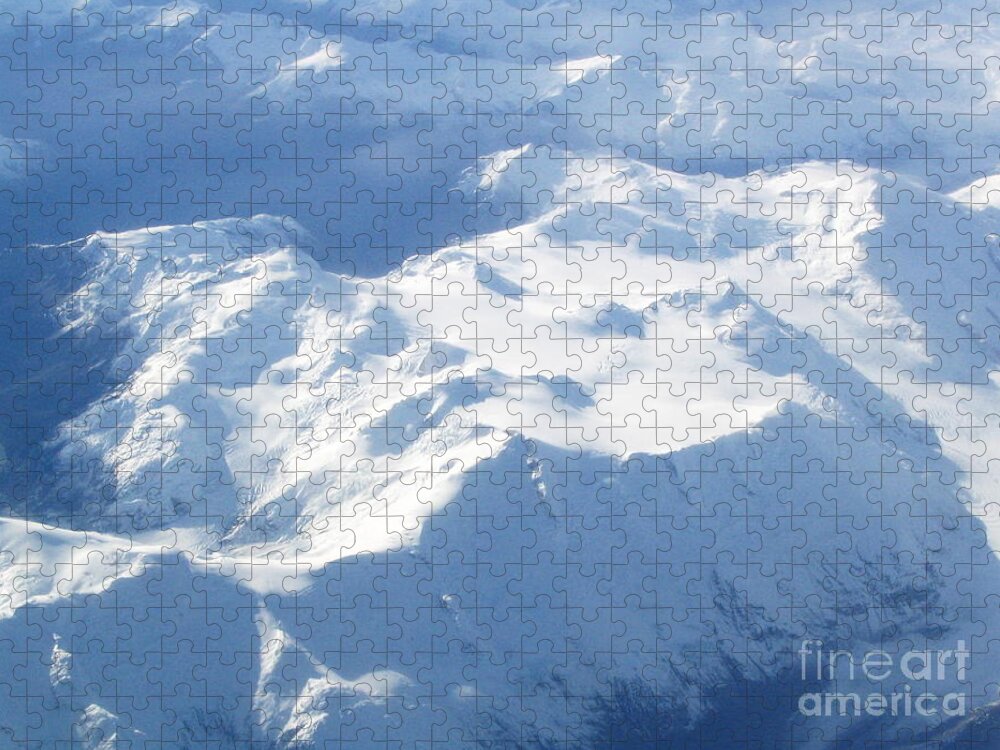 Snow Jigsaw Puzzle featuring the photograph Snow Daze by Vivian Martin