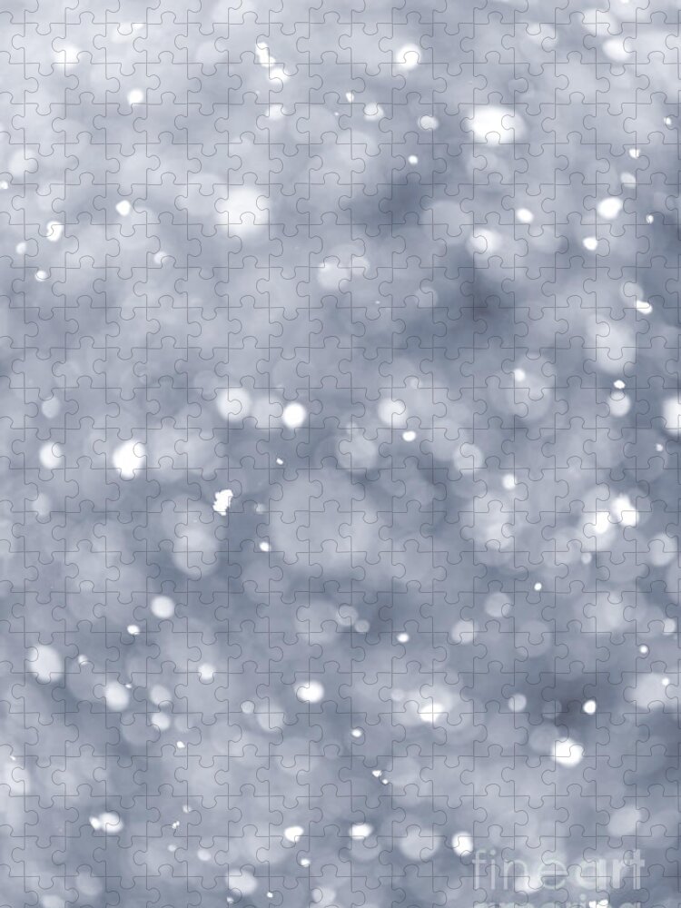 Snow Jigsaw Puzzle featuring the photograph Snowfall 2 by Elena Elisseeva