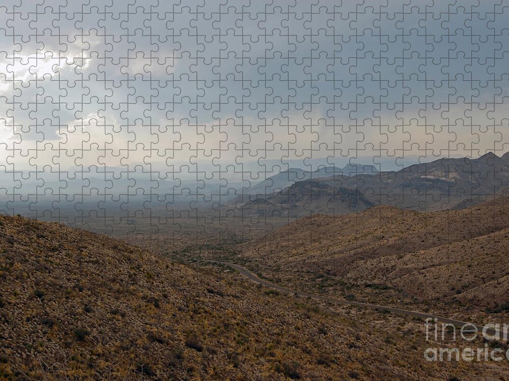 Big Bend Jigsaw Puzzle featuring the photograph Sotol Scenic Overlook Big Bend National Park by Shawn O'Brien