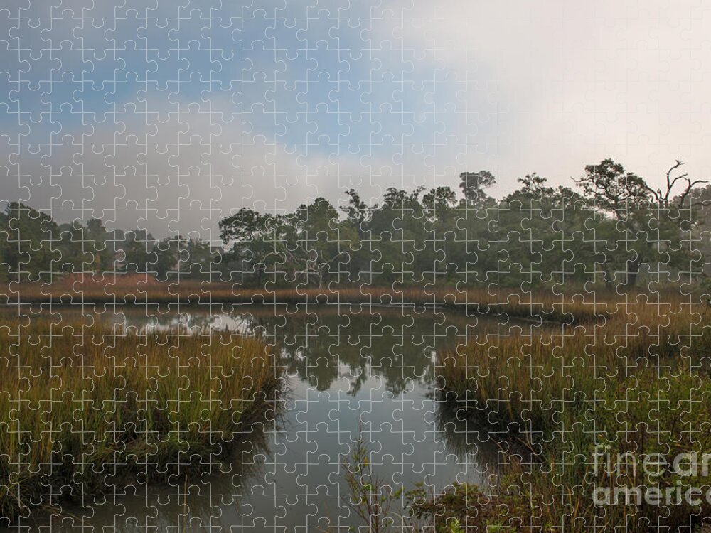 Fog Jigsaw Puzzle featuring the photograph Southern Fog by Dale Powell