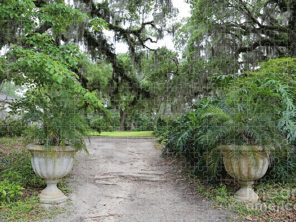 Southern Jigsaw Puzzle featuring the photograph Southern Garden Welcome by Carol Groenen