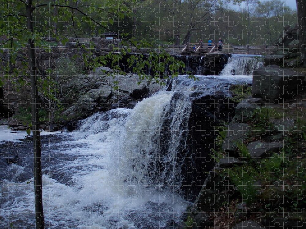 Southford Falls Jigsaw Puzzle featuring the photograph Southford Falls by Catherine Gagne