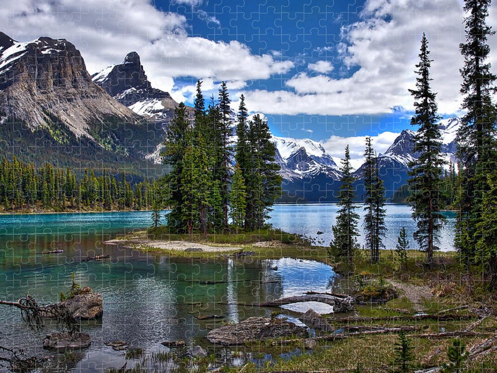 Spirit Island Jigsaw Puzzle featuring the photograph Spirit Island by Stuart Litoff