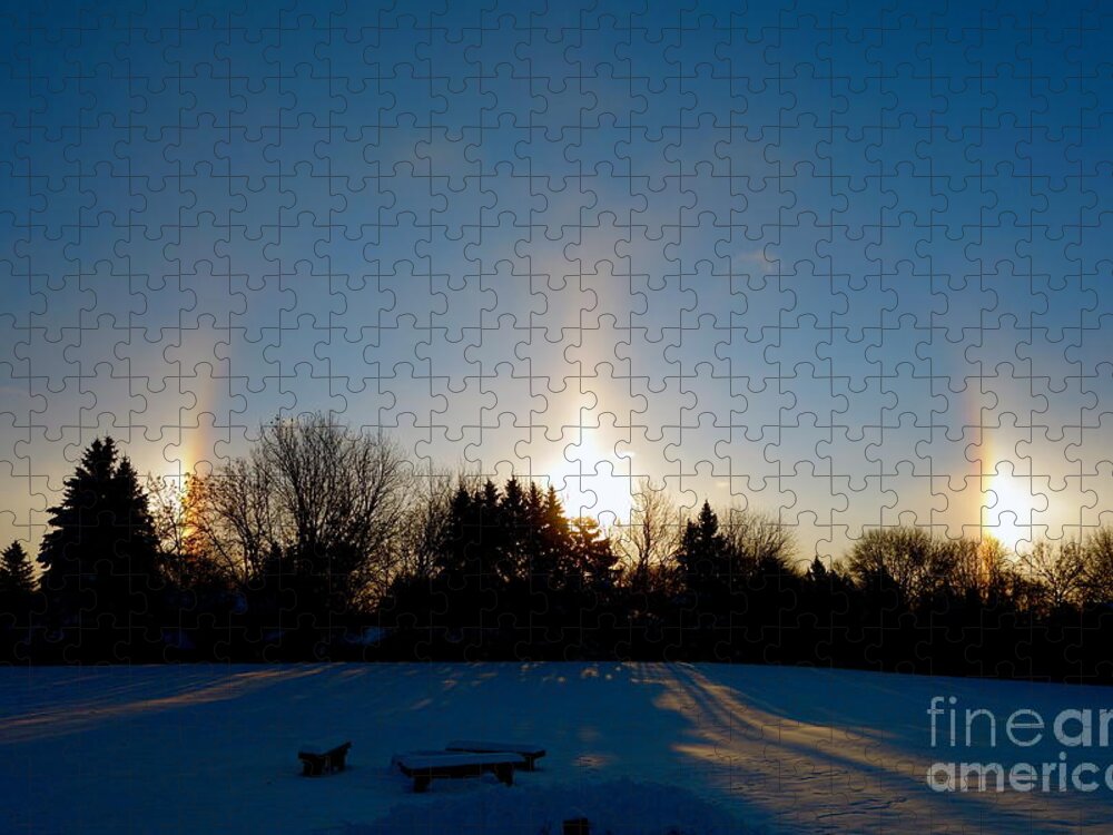 Sun Jigsaw Puzzle featuring the photograph Spirits Light by Jacqueline Athmann