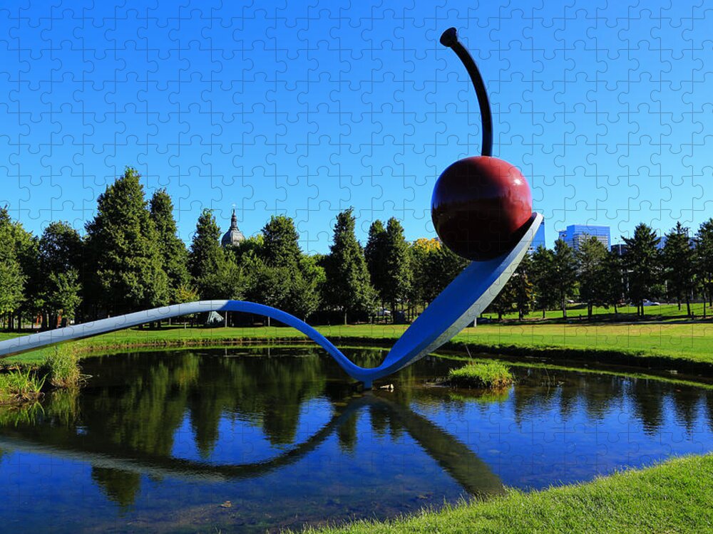 Spoonbridge And Cherry Jigsaw Puzzle featuring the photograph Spoonbridge and Cherry 3 by Rachel Cohen