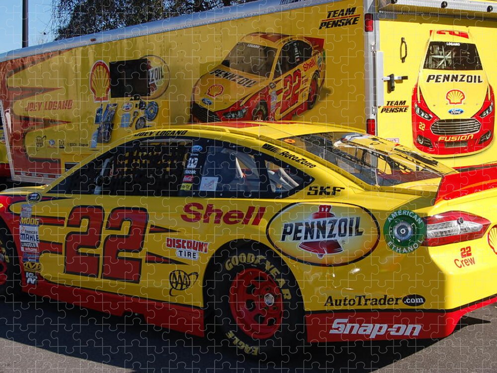 Sprint Cup Series Jigsaw Puzzle featuring the photograph Sprint Cup Series 22 by Christopher James