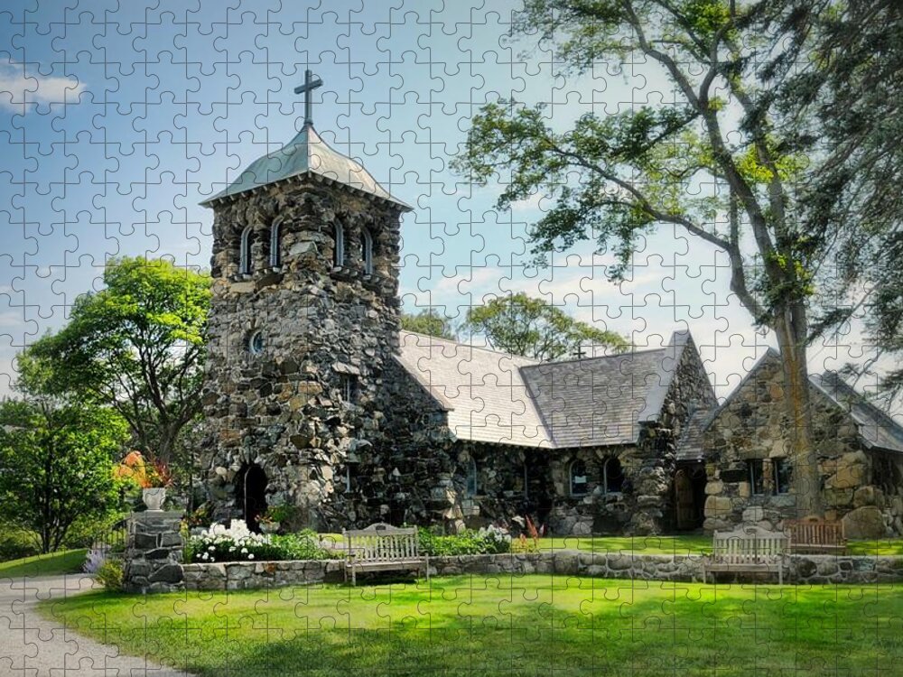 Church Jigsaw Puzzle featuring the photograph St. Ann's Episcopal Church by Diana Angstadt