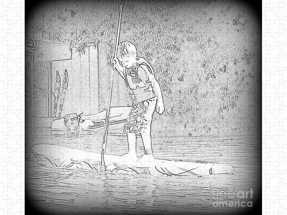 Sup Jigsaw Puzzle featuring the photograph Stand Up Paddle by Susan Garren