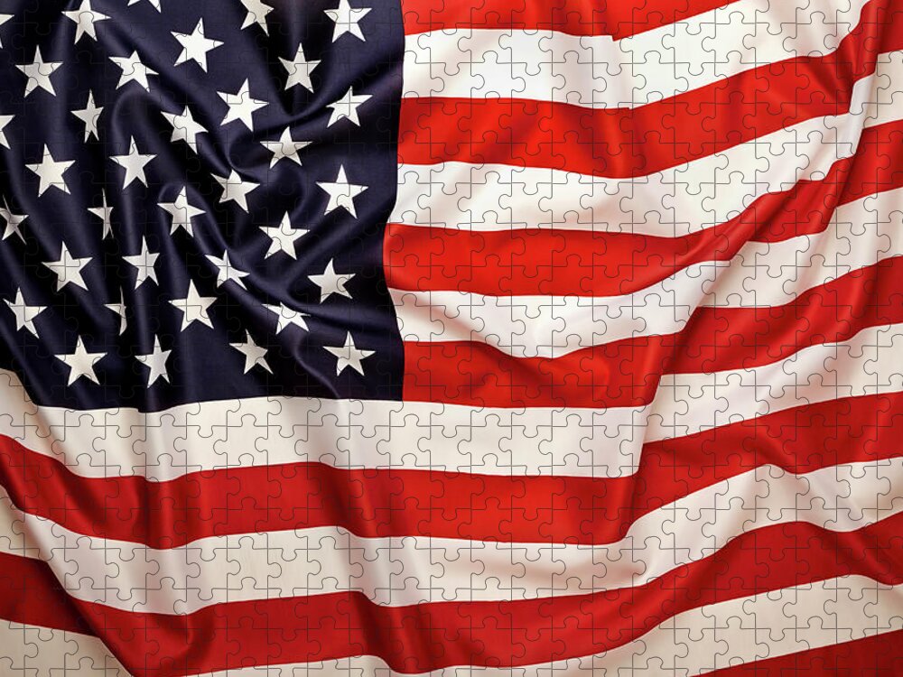 American Culture Jigsaw Puzzle featuring the photograph Stars And Stripes by Joseph Clark