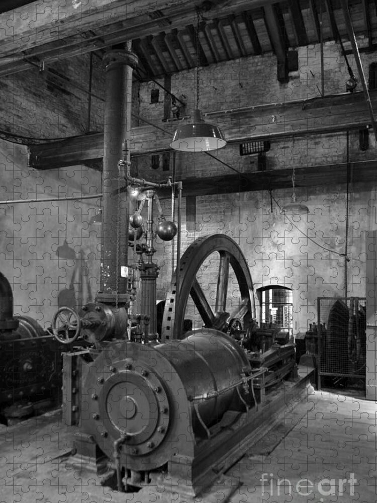 Steam Engine Jigsaw Puzzle featuring the photograph Steam engine at Locke's Distillery by RicardMN Photography