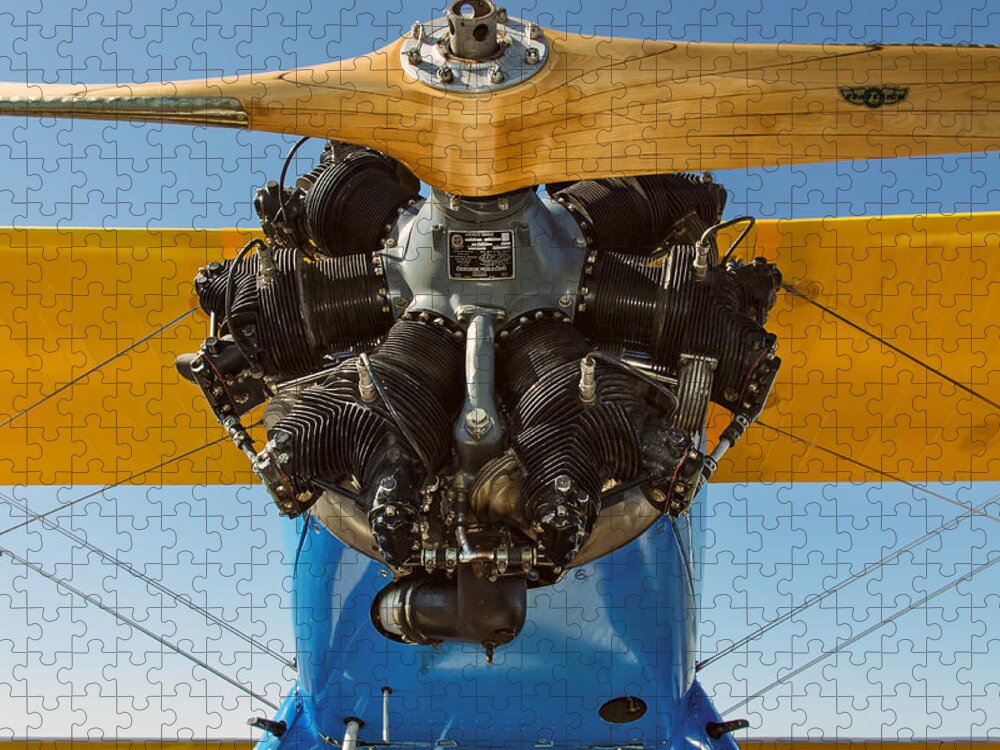 12a Jigsaw Puzzle featuring the photograph Stearman by Chris Buff