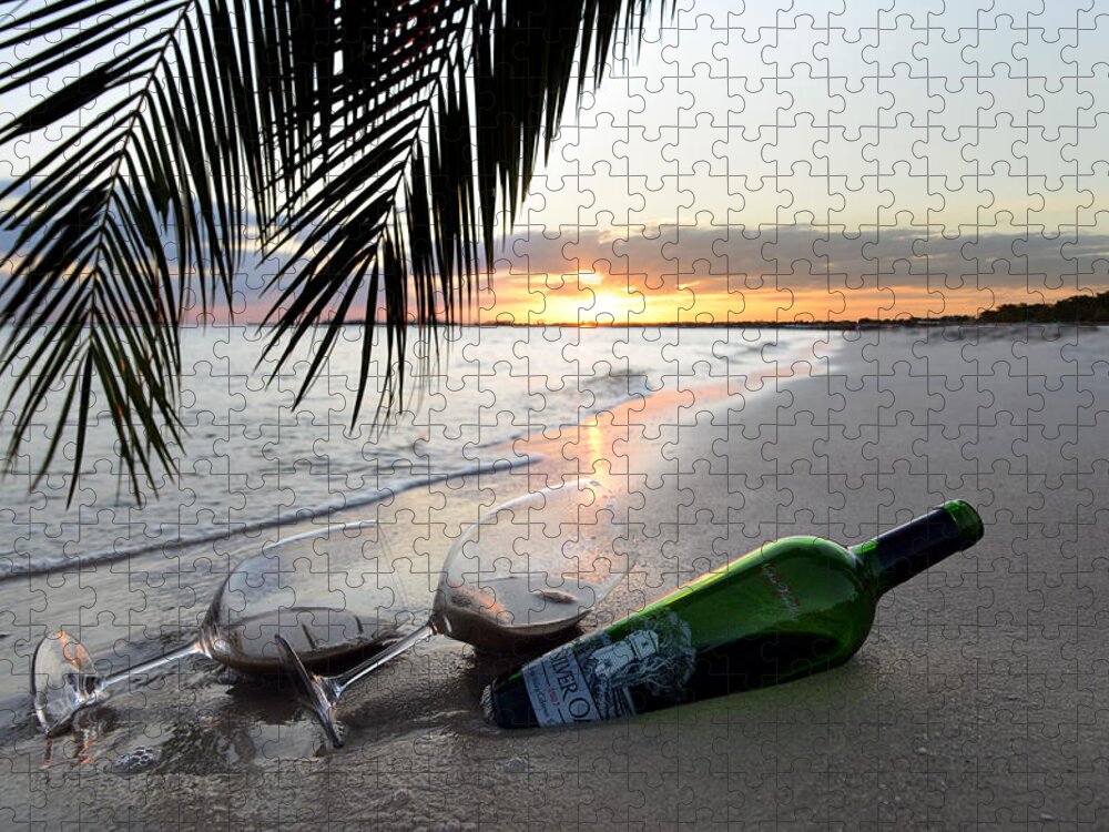 Wine Jigsaw Puzzle featuring the photograph Lost in Paradise by Jon Neidert
