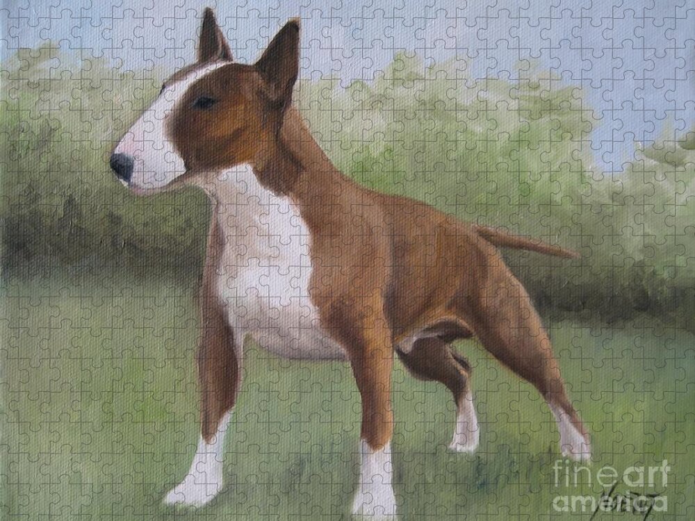 Noewi Jigsaw Puzzle featuring the painting Strong by Jindra Noewi