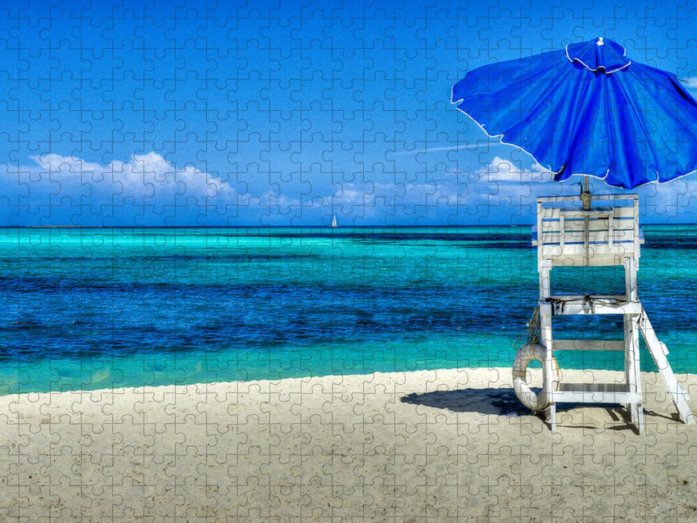 Photography Jigsaw Puzzle featuring the photograph Summer Blues by Paul Wear