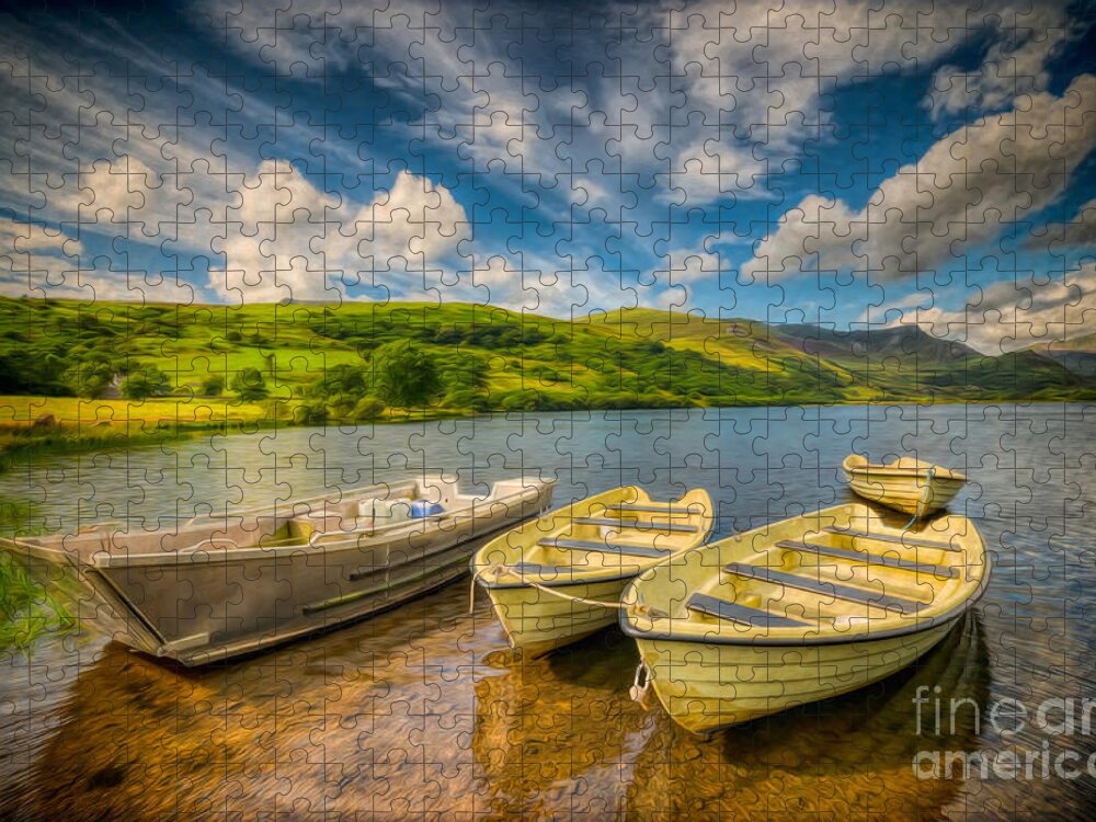 Boat Jigsaw Puzzle featuring the photograph Summer Boating by Adrian Evans