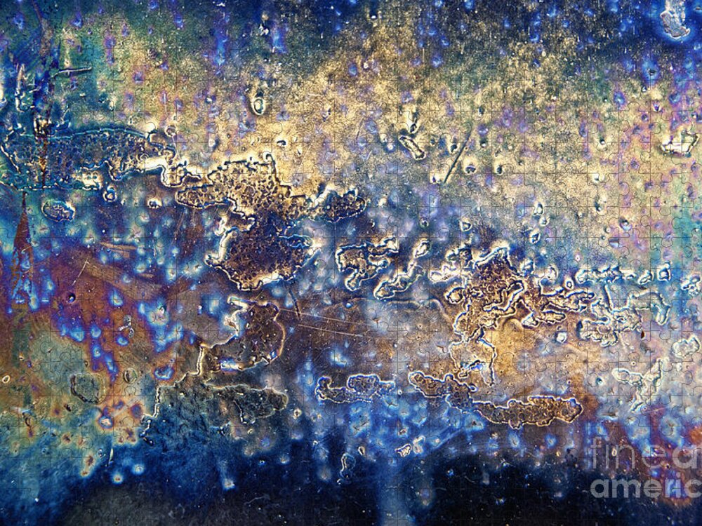 Abstract Jigsaw Puzzle featuring the photograph Summer Solar Storm Abstract by Lee Craig