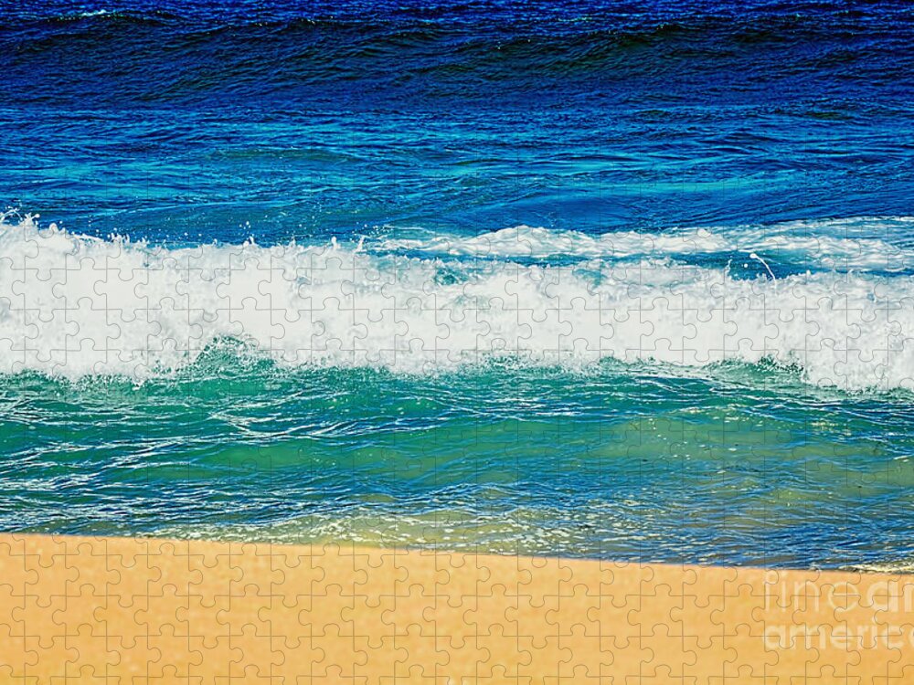 Photography Jigsaw Puzzle featuring the photograph Summertime - Bands of Color by Kaye Menner