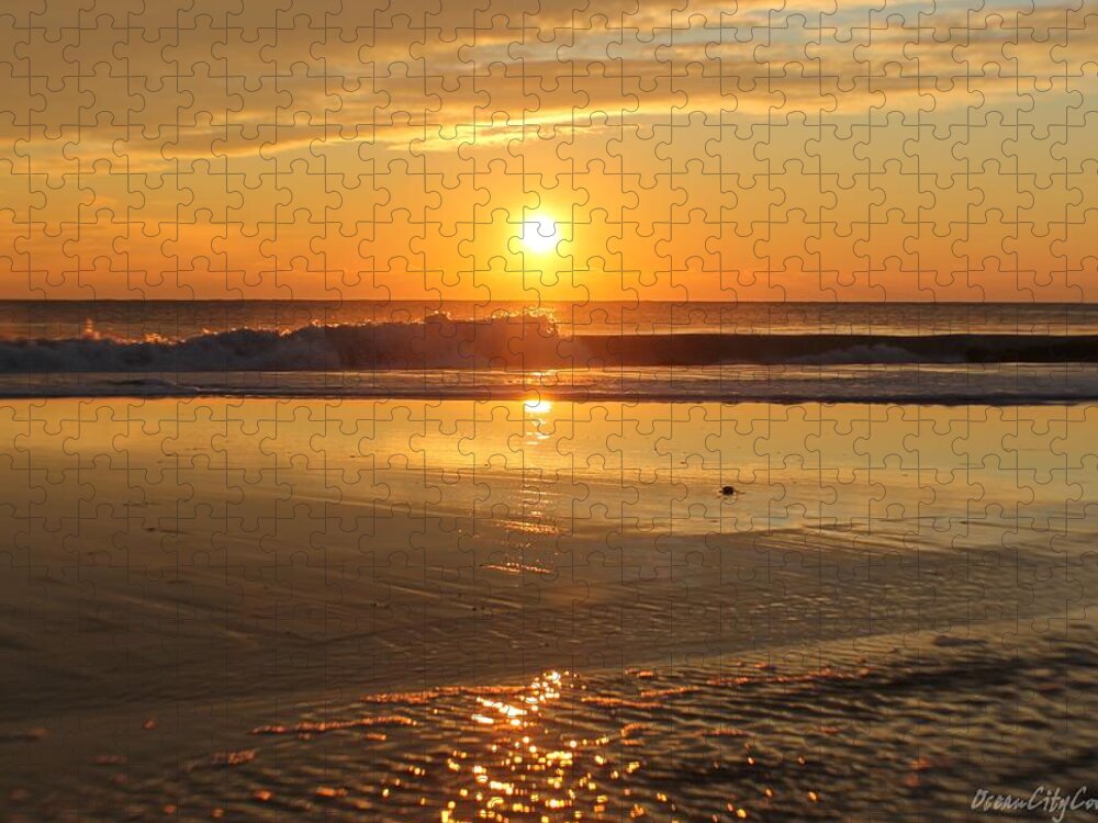Sun Jigsaw Puzzle featuring the photograph Sun Ripples by Robert Banach