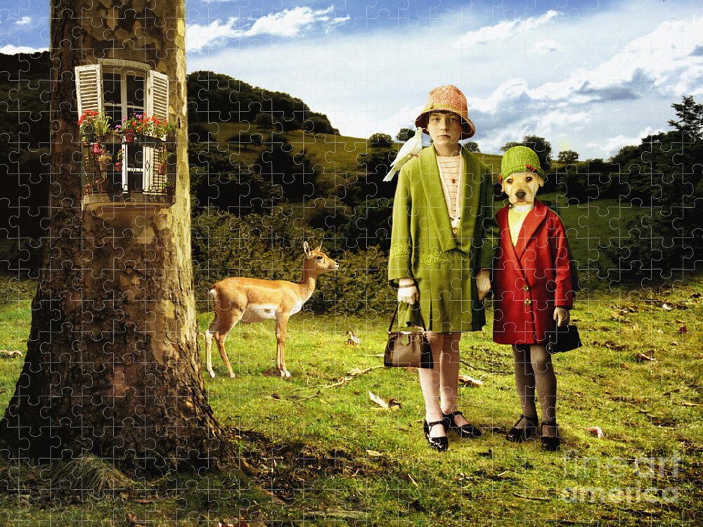 Surreal Jigsaw Puzzle featuring the photograph Sunday by Martine Roch
