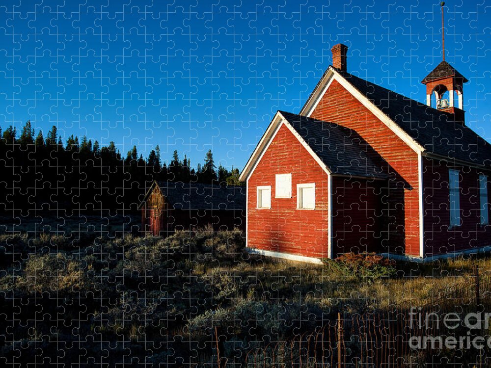 Autumn Colors Jigsaw Puzzle featuring the photograph Sunday Morning Coming Down by Jim Garrison