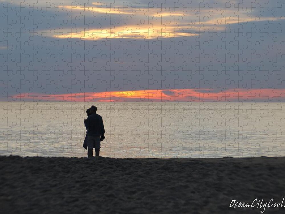 Ocean City Maryland Jigsaw Puzzle featuring the photograph Sunrise Love by Robert Banach