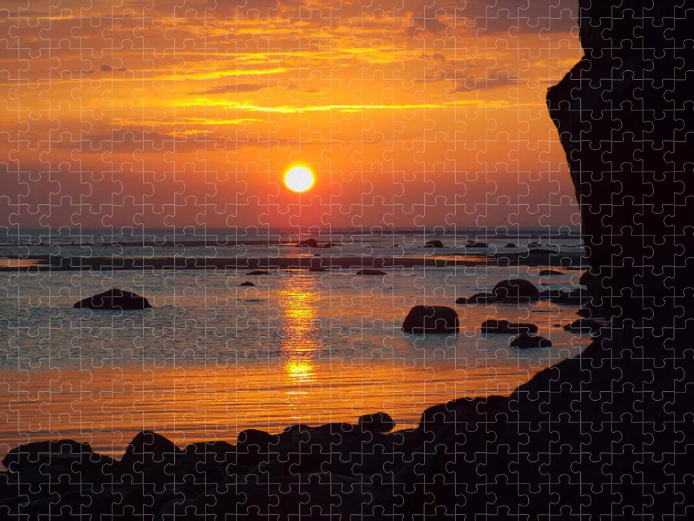 Cape Cod Jigsaw Puzzle featuring the photograph Sunrise Therapy by Dianne Cowen Cape Cod Photography