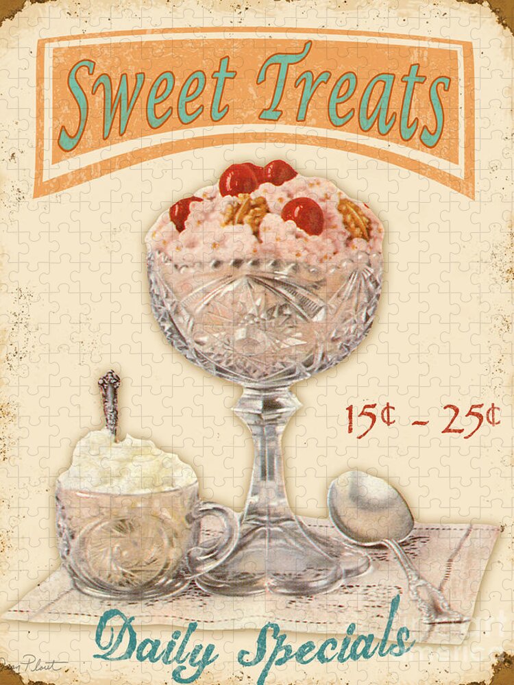 Jean Plout Jigsaw Puzzle featuring the digital art Sweet Treats by Jean Plout