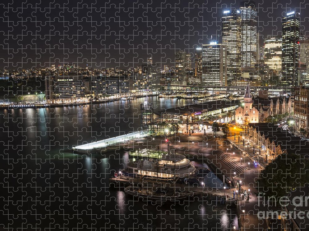 Sydney Jigsaw Puzzle featuring the photograph Sydney's Circular Quay by Bob Phillips