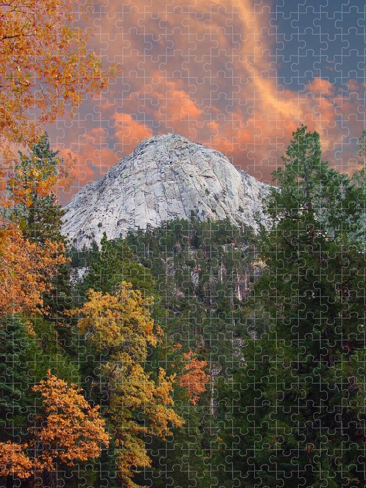Tahquitz Peak Jigsaw Puzzle featuring the photograph Tahquitz Peak - Lily Rock by Glenn McCarthy Art and Photography