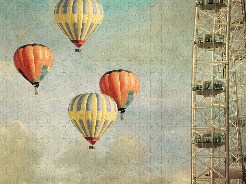 Balloons Jigsaw Puzzle featuring the photograph Tales 485 by Violet Gray