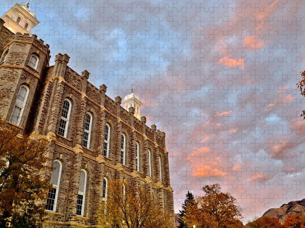 Logan Jigsaw Puzzle featuring the photograph Temple High by David Andersen