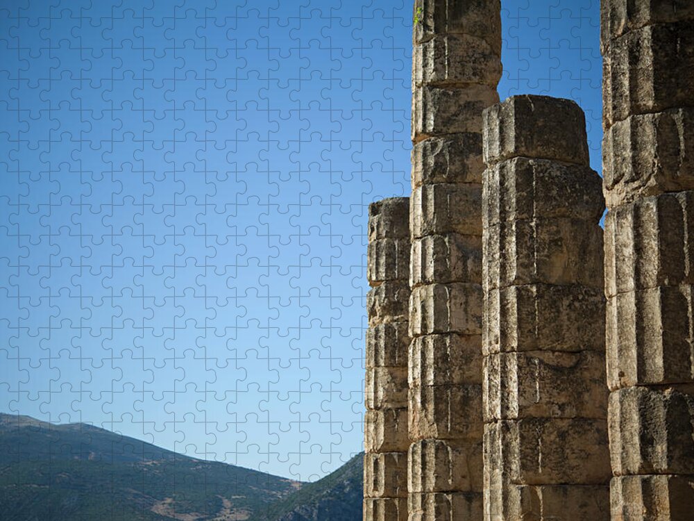 Delphi Jigsaw Puzzle featuring the photograph Temple Of Apollo by Daniel Alexander / Design Pics