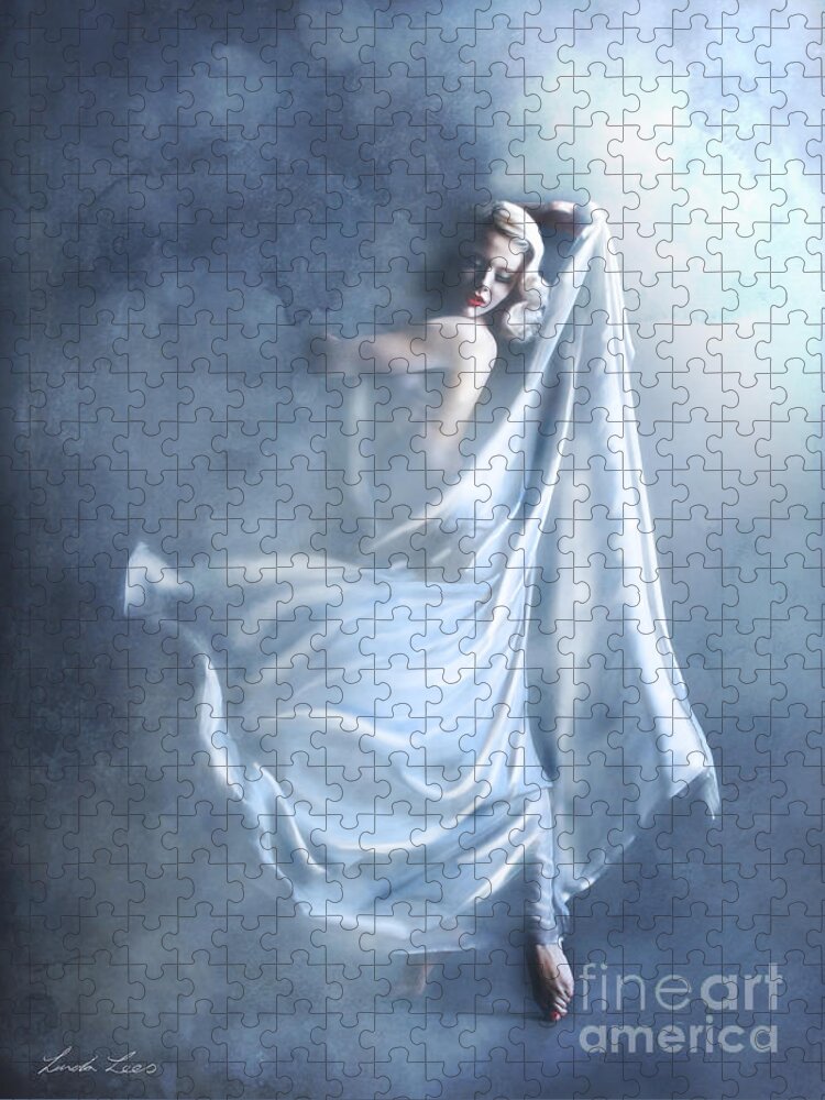 Dance Jigsaw Puzzle featuring the digital art That single fleeting moment when you feel alive by Linda Lees