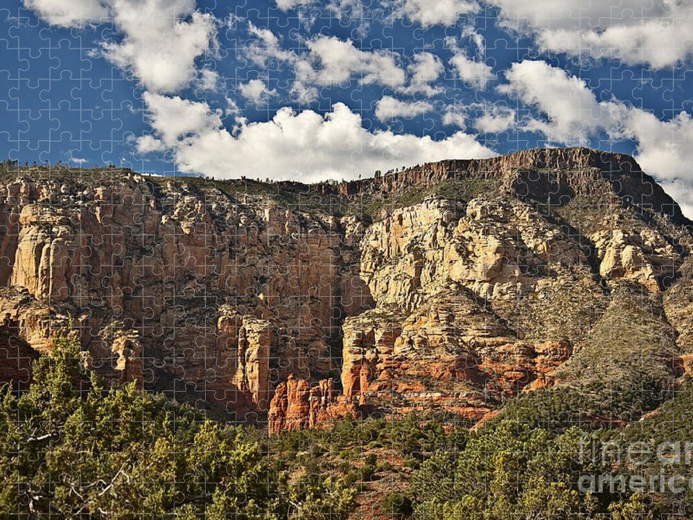 Fineartphotography Jigsaw Puzzle featuring the photograph The Back Side of Sedona by Lee Craig